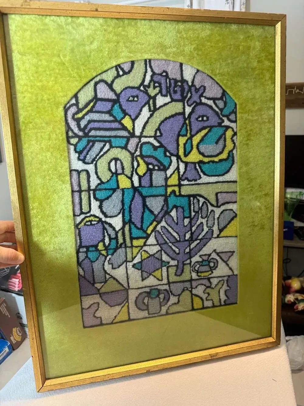 Unknown handstitched needlepoint